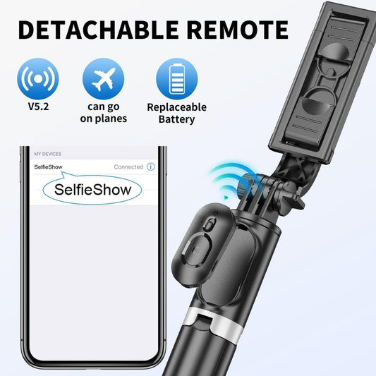 Premium Black Selfie Stick - Perfect for Every Occasion (1 Pcs) - TACHNBEAUTY