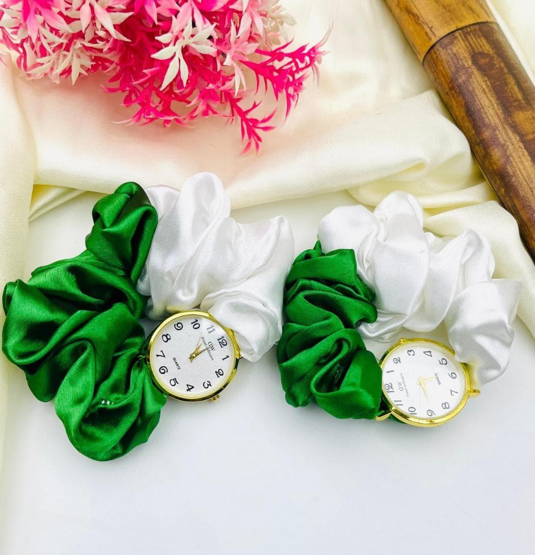 Stylish Women's Quartz Watch - Water Resistant - 1 Pc Green Strap - TACHNBEAUTY