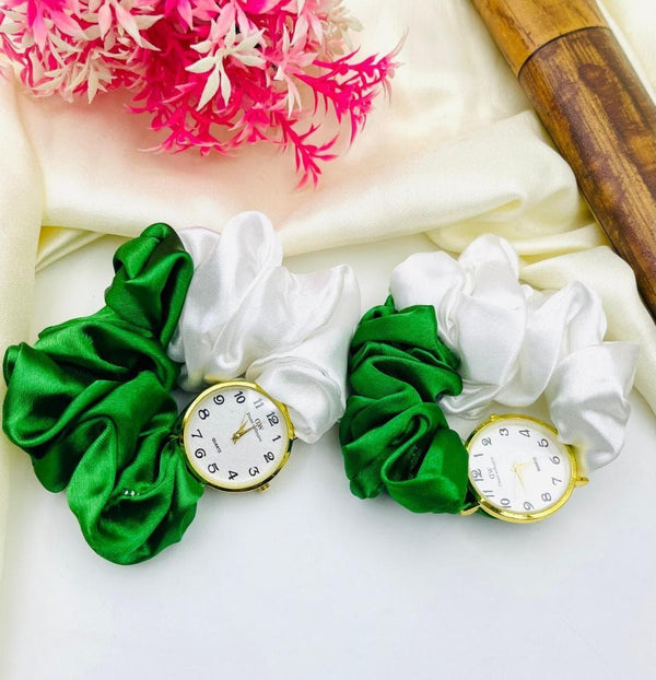 Stylish Women's Quartz Watch - Water Resistant - 1 Pc Green Strap - TACHNBEAUTY