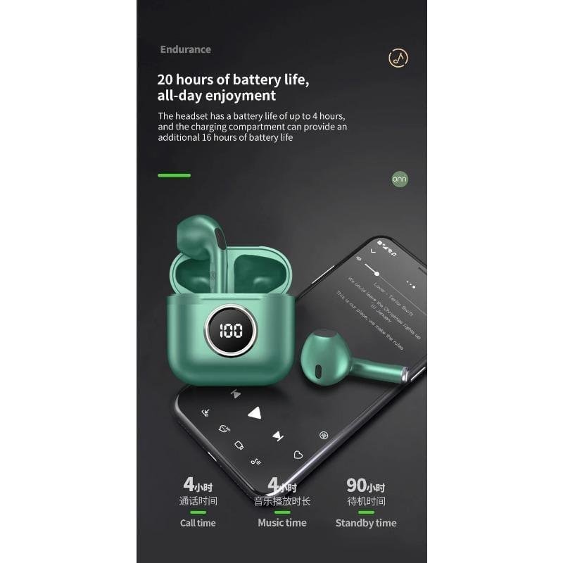 Bluetooth Portable Earbuds, AB126 - TACHNBEAUTY