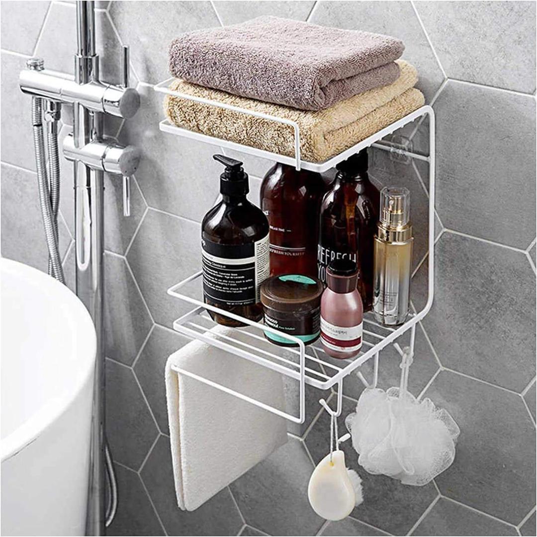 Multi - Functional Bathroom Organizer - 1 Pc Durable ABS Plastic Storage Solution - TACHNBEAUTY