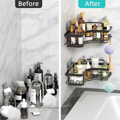 Corner Bathroom shelves - TACHNBEAUTY