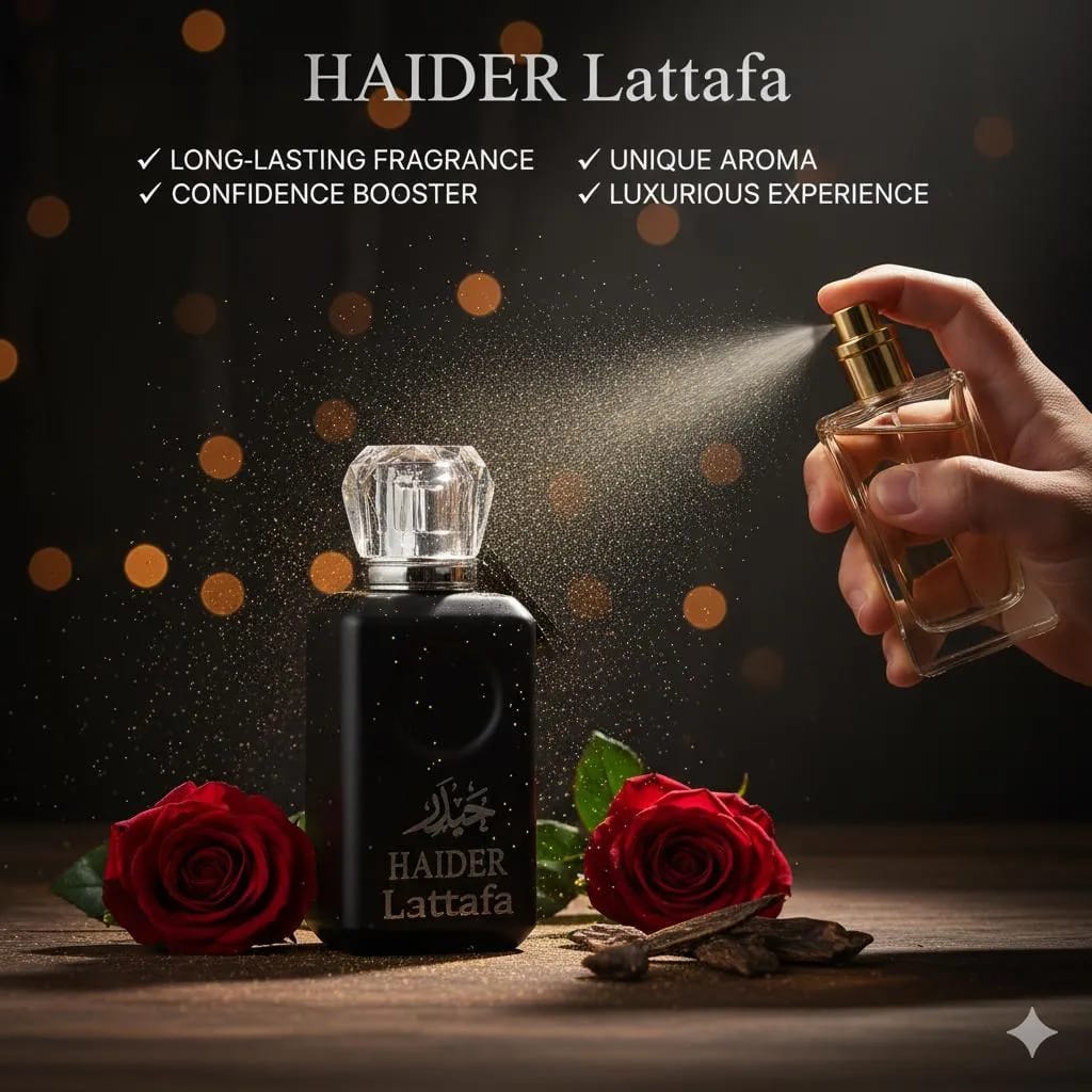 HAIDER Lattafa: Long - Lasting Luxury Scent - TACHNBEAUTY