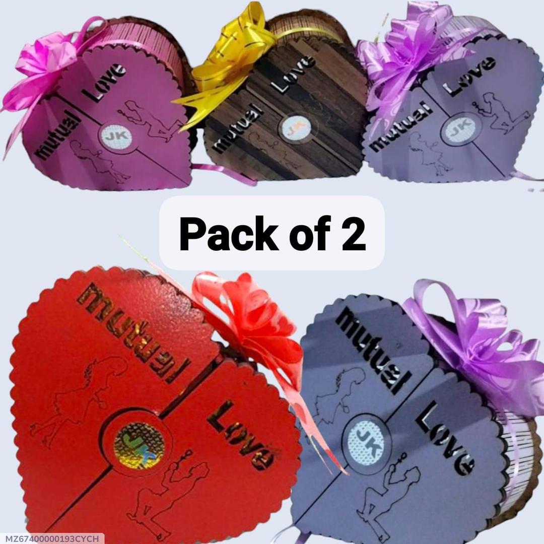 Mutual Love Perfume EDP – Wood Heart Shape 2 x 100ml - TACHNBEAUTY