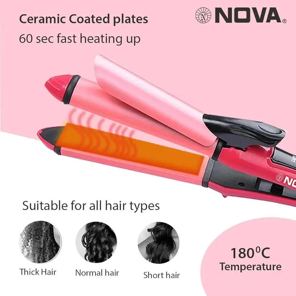 Frizz Therapy Hair Curler & Straightener - TACHNBEAUTY