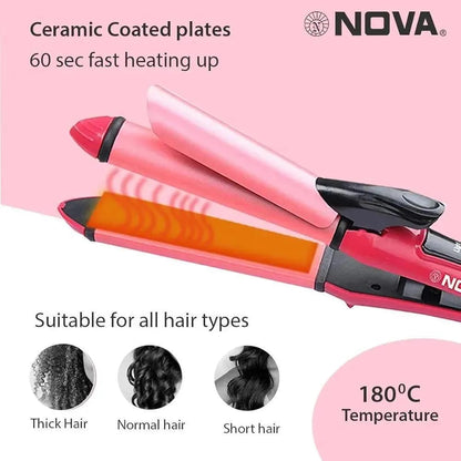 Frizz Therapy Hair Curler & Straightener - TACHNBEAUTY