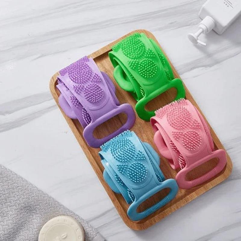Silicone Back Bath Scrubber Belt - Double Sided - TACHNBEAUTY