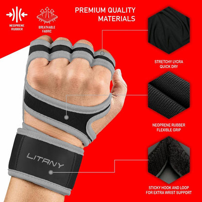 Weightlifting Gloves, X - Power L146 - TACHNBEAUTY