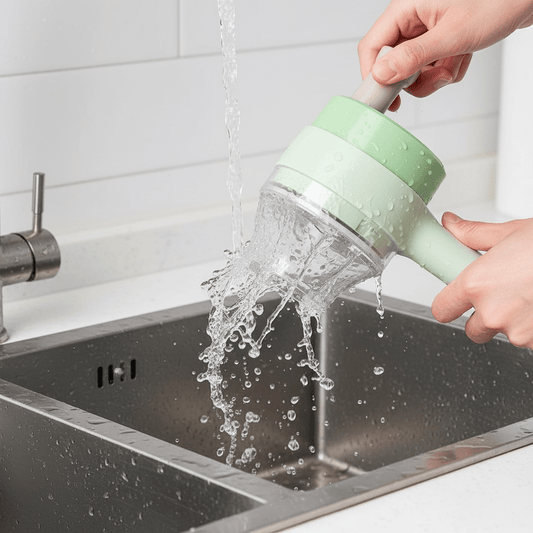 5 in 1 Handheld Hammer Electric Vegetable Cutter Set Mini Wireless Food Choppers Garlic Vegetable Chopper Slicer machine - TACHNBEAUTY