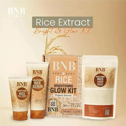 Rice Extract Facial Kit For Bright & Glowing Skin - TACHNBEAUTY