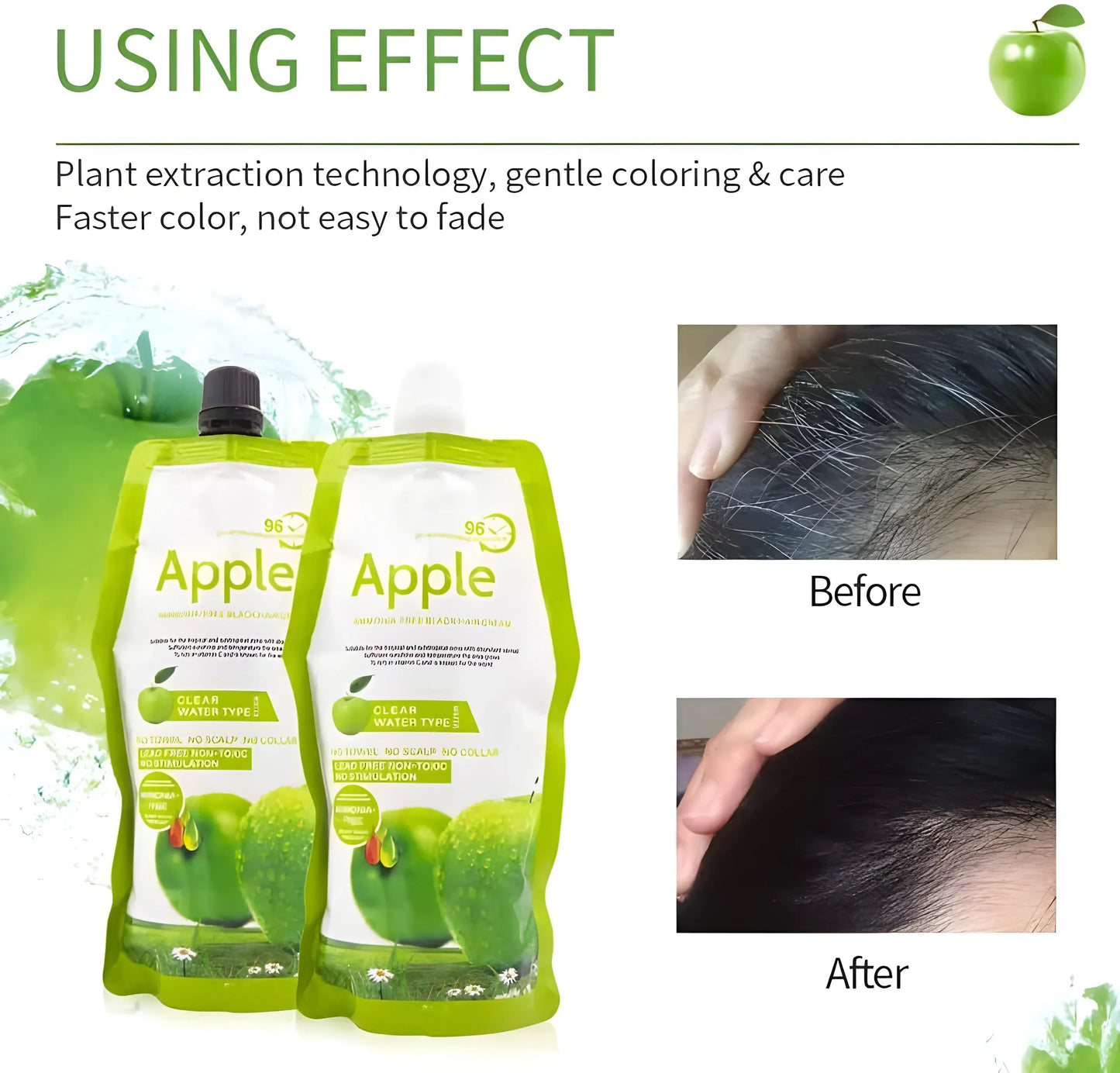 Apple Ammonia-Free Hair Color 500ml | COD Available