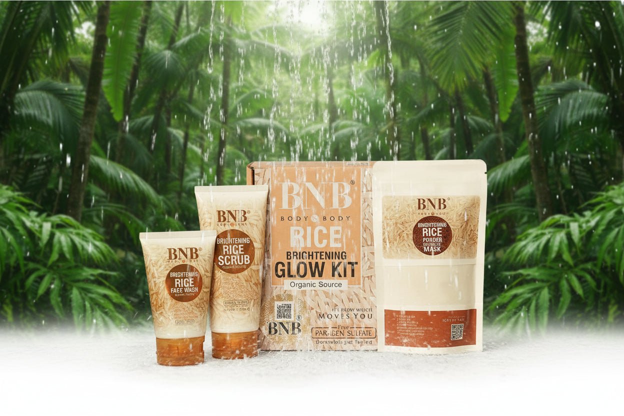 Rice Extract Facial Kit For Bright & Glowing Skin - TACHNBEAUTY